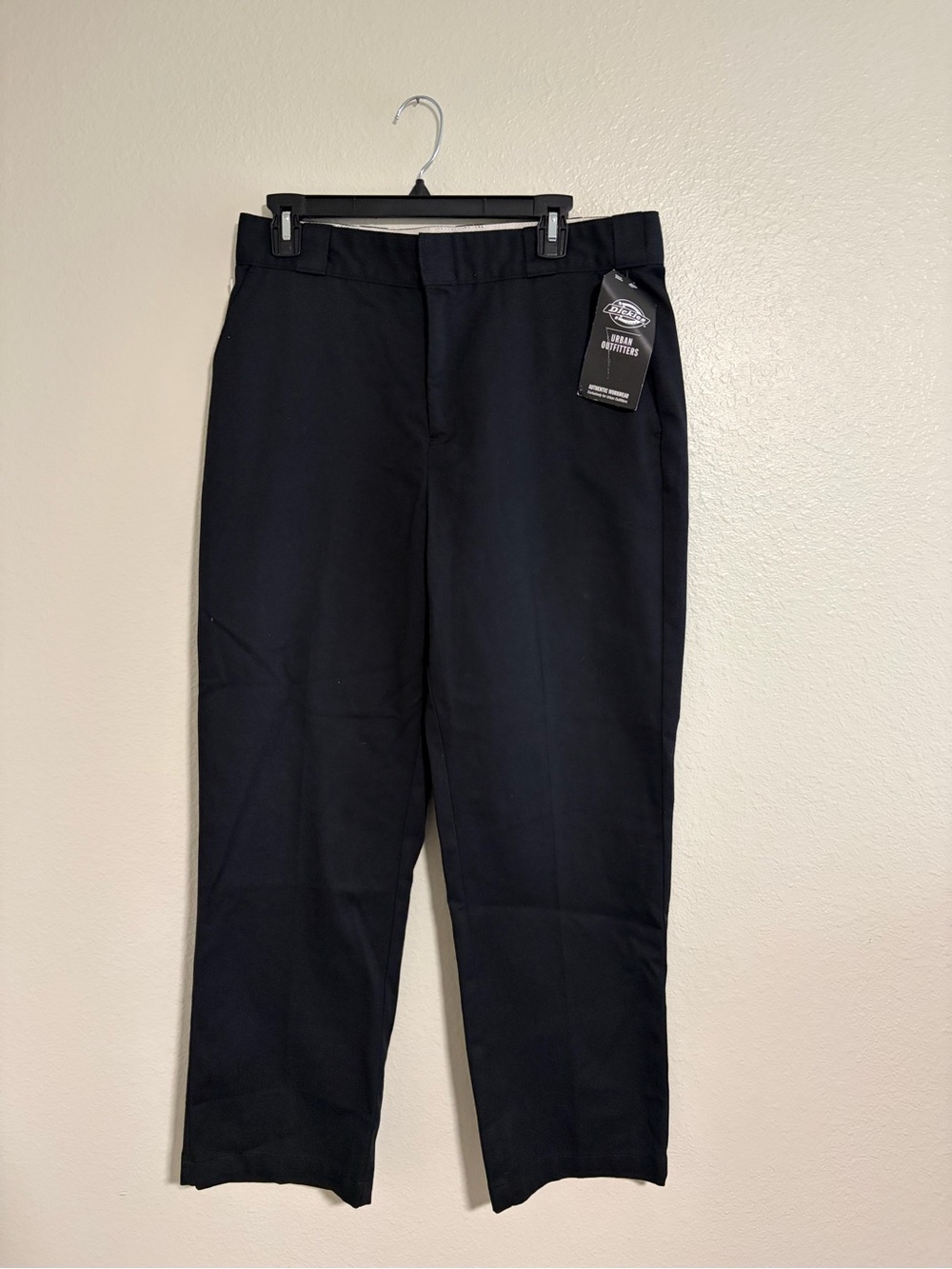 Dickies Women Black Straight-Leg Work Chinos